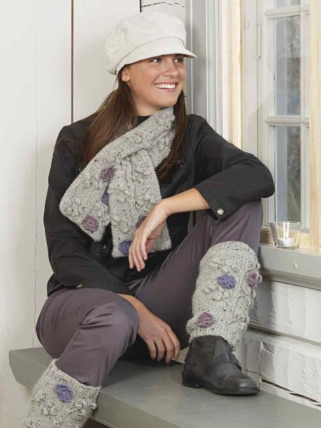 leg warmers and scarf