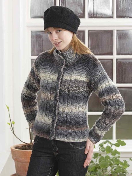 Structured knit cardigan