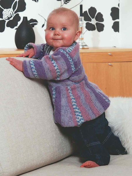 Plain knitted long cardigan
