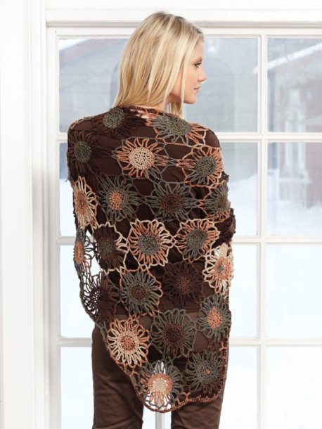 Crochet shawl