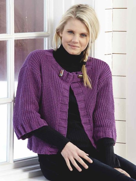 Structured knit cardigan