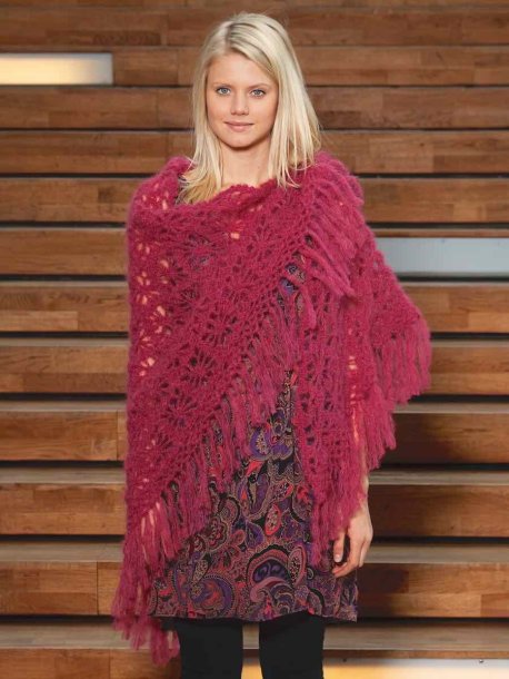 Patterned shawl