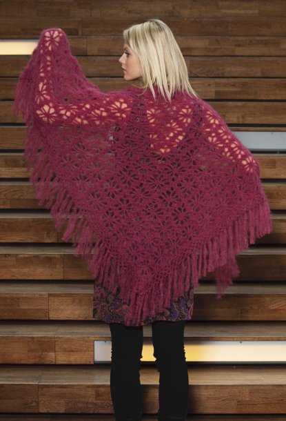 Patterned shawl