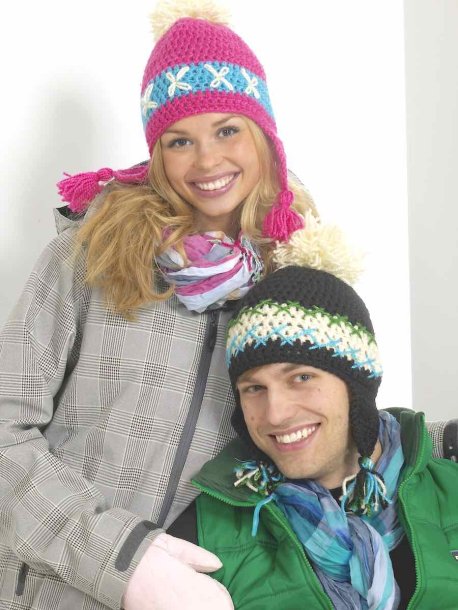Crochet earflap hat