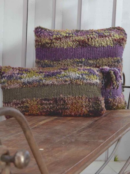 knitted pillows