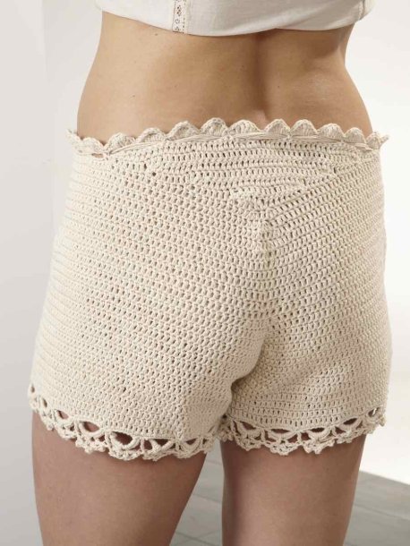 Crochet shorts