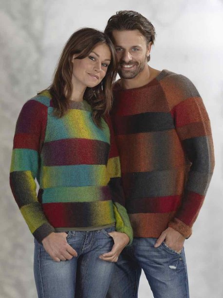 Knitted ribbon sweater