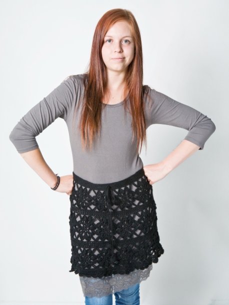 Crochet skirt