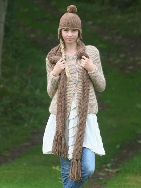Hat and scarf