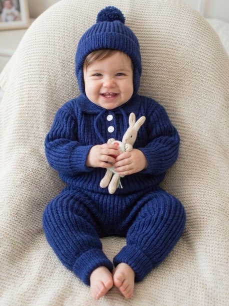 Sweater, pants and hat