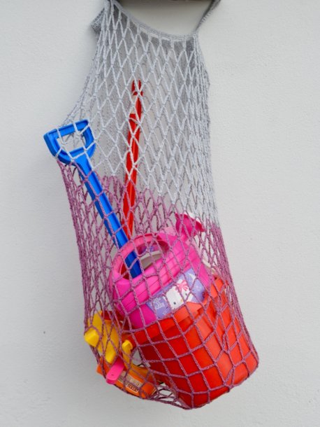Crocheted mesh bags
