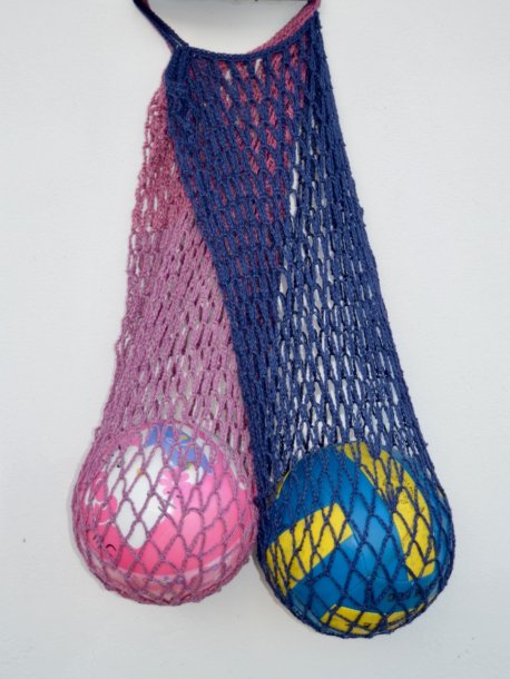 Crocheted mesh bags
