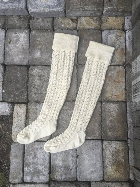 Long knitted socks