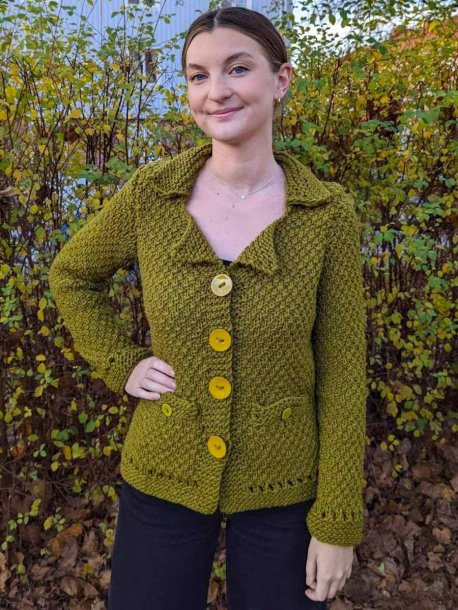 Double-breasted cardigan