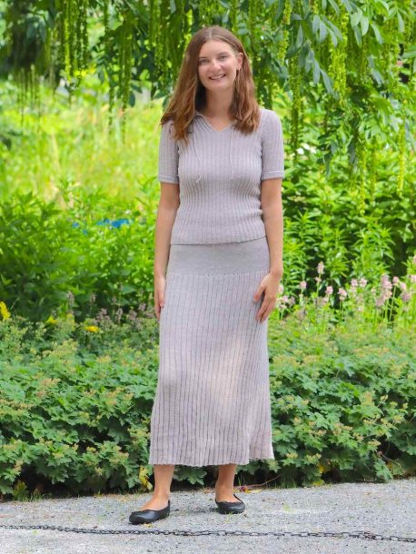 Top and skirt