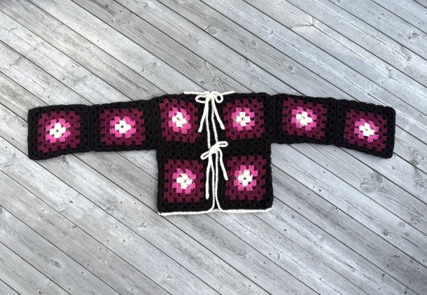 granny square cardigan