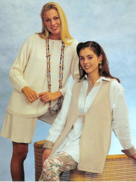 Vest and jumper