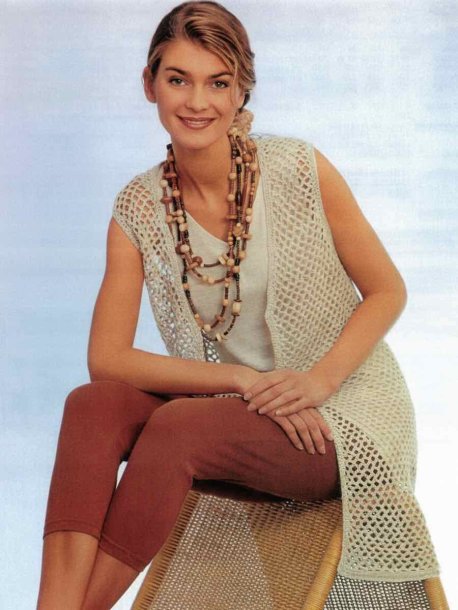 Crochet vest