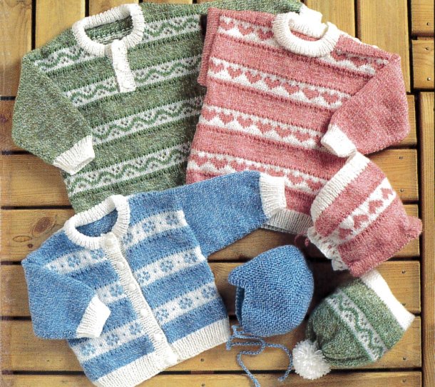 Pullover, sweater with slit, cardigan, hat, cap and helmet