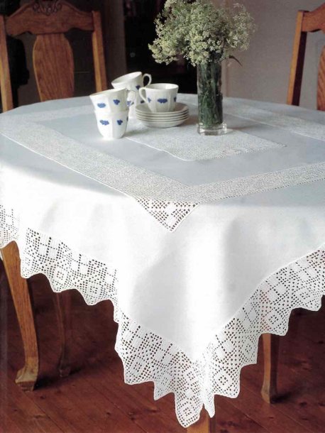 Lace tablecloth