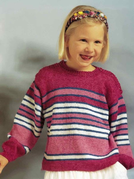 Children's sweater - Knitting patterns &amp; Crochet patterns - Marks &amp; Kattens