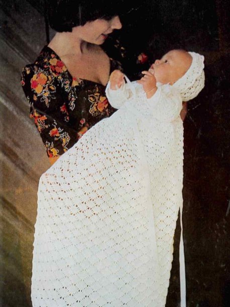 Baptism dress and hat