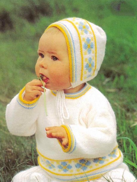 Jumper, pants and hat