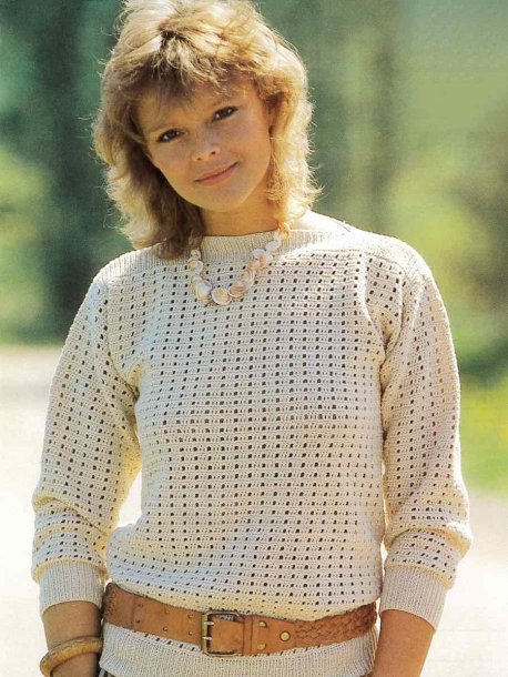 Crochet sweater