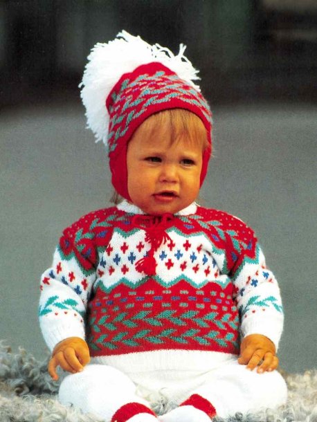 Sweater, pants and hat