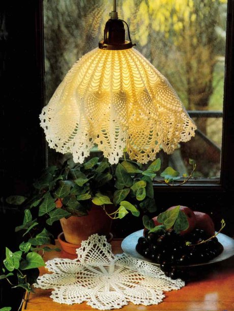 Lampshade and cloth