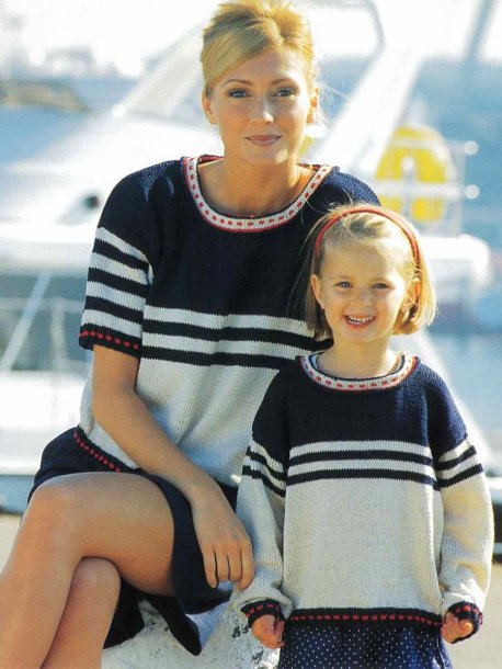 Women's, children's and men's sweaters