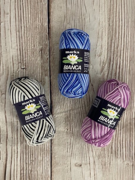 Bianca Ombré mercerized melange cotton yarn